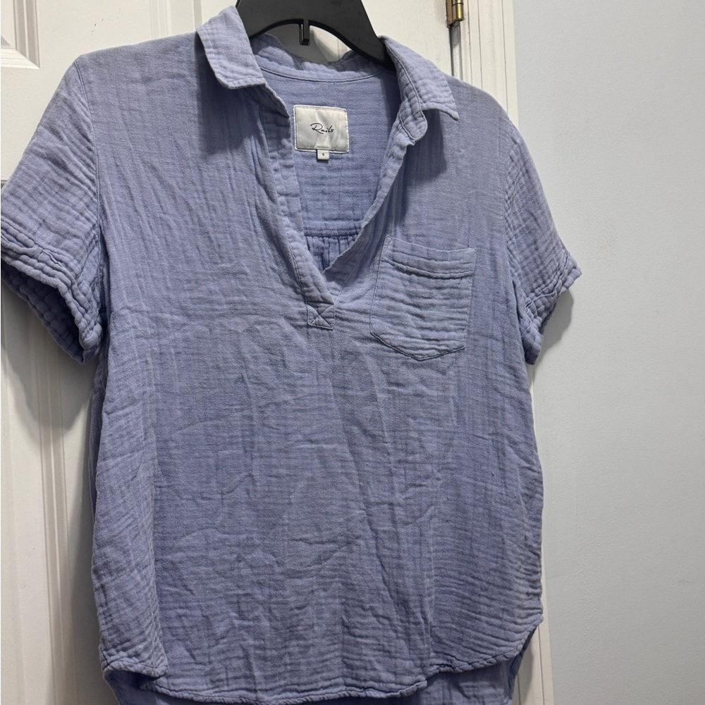 Rails Size Small Savannah Aegan Short Sleeve Top - image 7